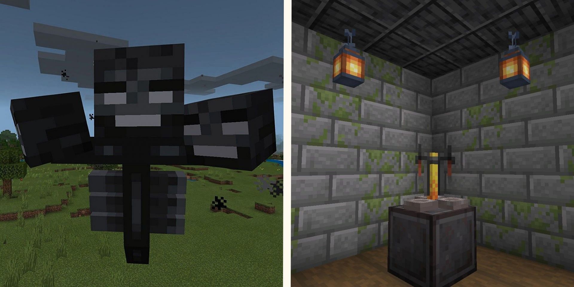 The Wither is one of the few entities immune to the effects of Wither, including potions of decay (Image via Mojang)